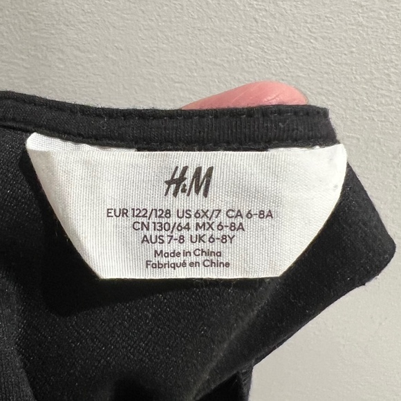 Girl Black Unicorn Dress - Picture 5 of 6